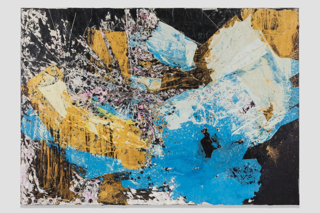 "Killing the Goodbye" (2015) by Mark Bradford