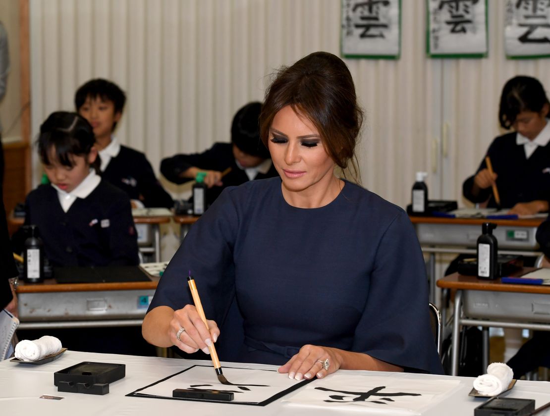 02 melania trump japan school