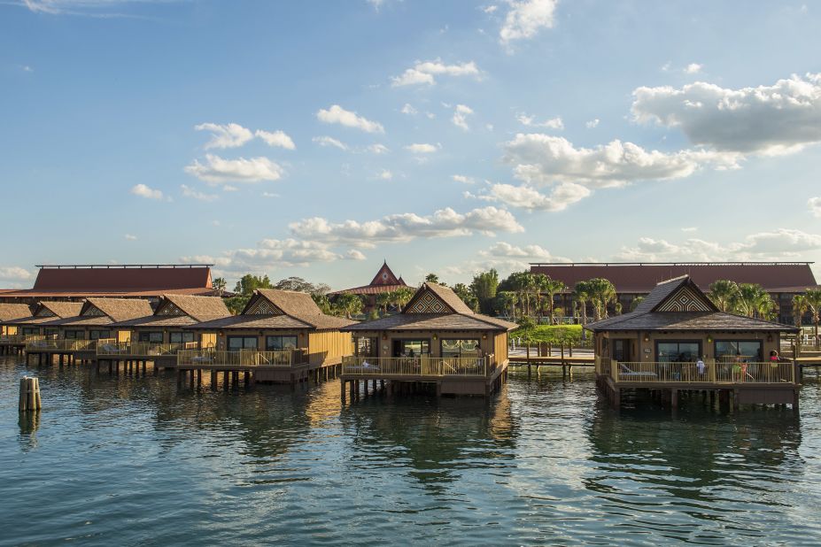The Bora Bora Bungalows at Disney's Polynesian Villas & Bungalows bring a slice of the South Pacific to Florida.