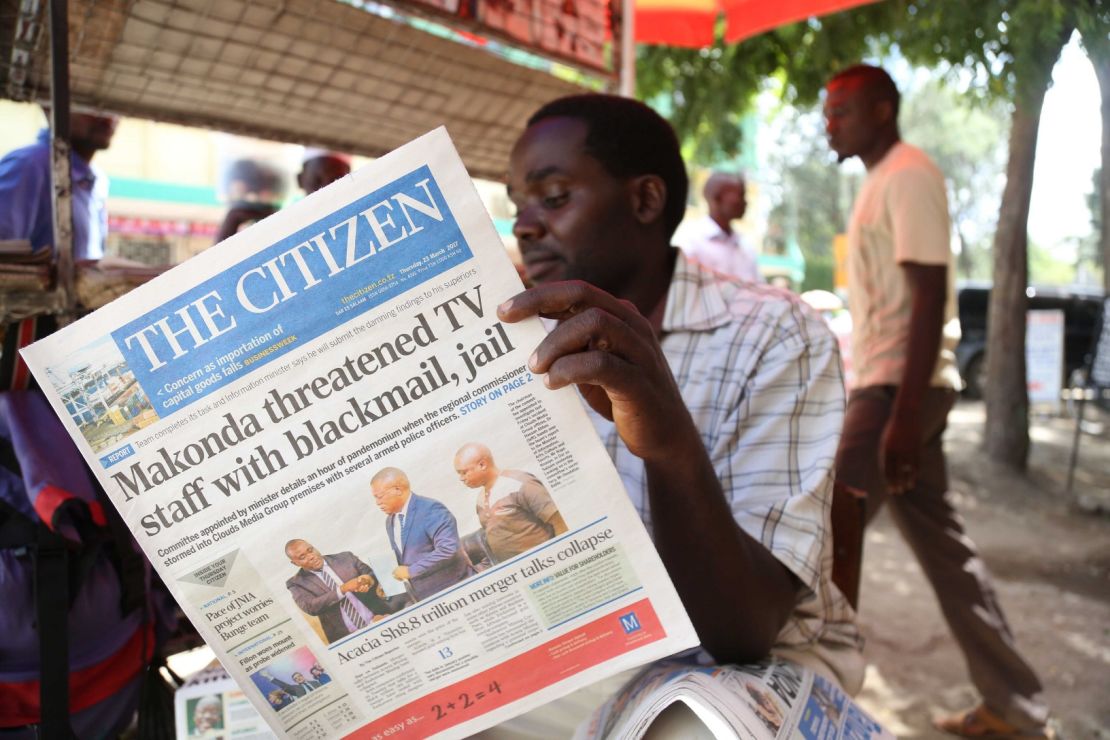 Tanzanian media outlets have been closed under Magufuli's reign. 