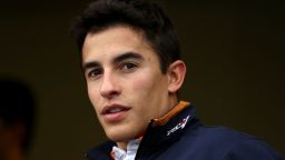 PHILLIP ISLAND, AUSTRALIA - OCTOBER 19: Marc Marquez of Spain and rider of the #93 REPSOL HONDA TEAM Honda is seen in the pit paddock during previews ahead of the 2017 MotoGP of Australia at Phillip Island Grand Prix Circuit on October 19, 2017 in Phillip Island, Australia.  (Photo by Robert Cianflone/Getty Images)