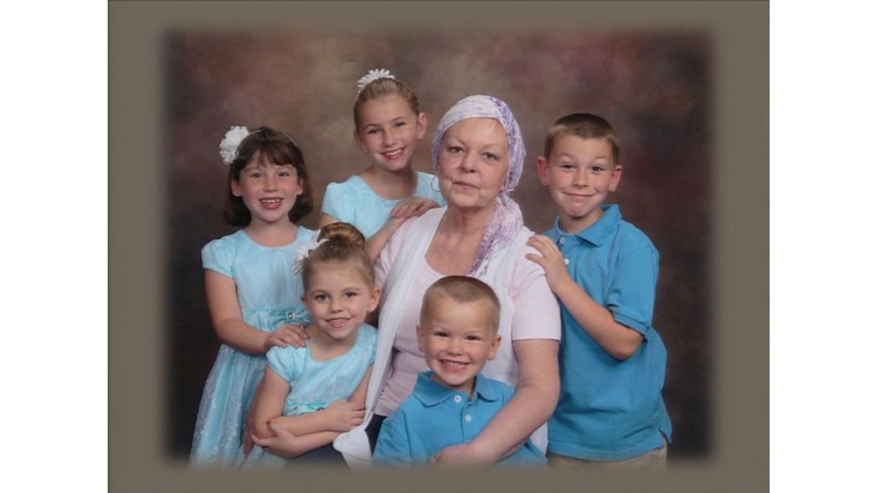 Deborah Giannecchini with her family at Easter.