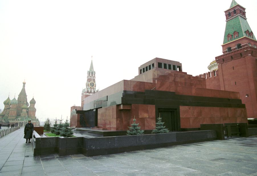 <strong>Future debate</strong>: The mausoleum remains a busy site, but a poll conducted in March 2017 found that at least 58% of Russians are in favor of removing Lenin's body from display. 