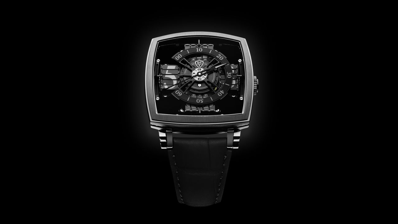 Vantablack has been used in various aesthetic applications including this luxury watch by Manufacture Contemporaine du Temps (MCT) in Switzerland.