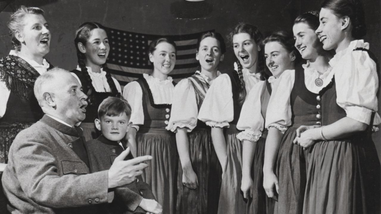 <strong>They inspired 'The Sound of Music:' </strong>The von Trapp family started singing professionally in the 1930s, after most of the family fortune was lost in the Great Depression. They left Austria in 1938, when this picture was taken, to avoid working for or singing for Nazi leader Adolph Hitler. 