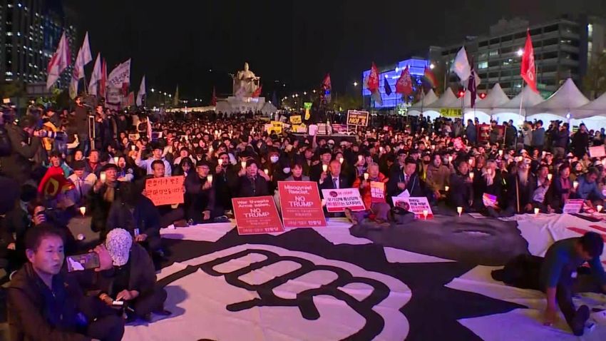 south korea trump protests trip hancocks lklv_00002220.jpg