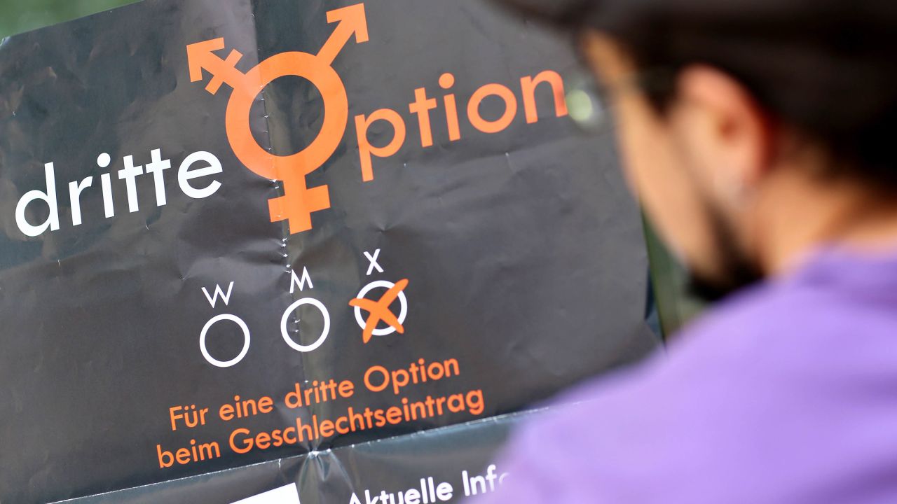Activists from "Dritte Option," or Third Option lobbied since 2014 for a third gender to be officially recognized in Germany.