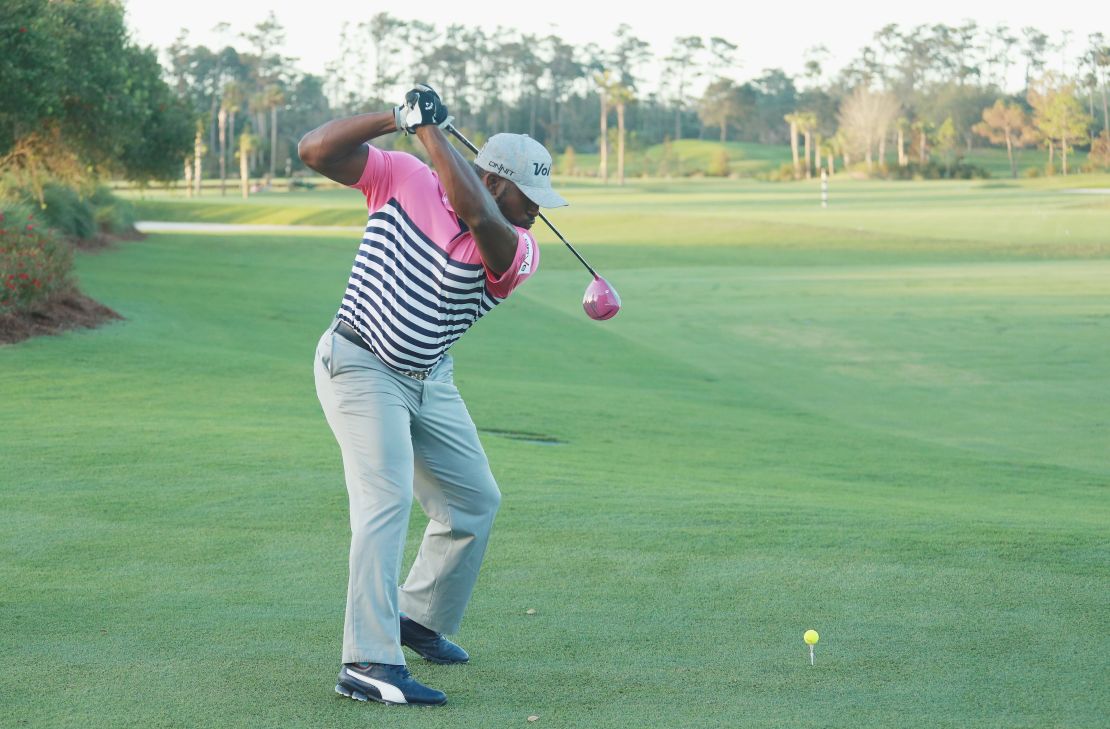 Allen can generate club-head speeds in excess of 150mph.