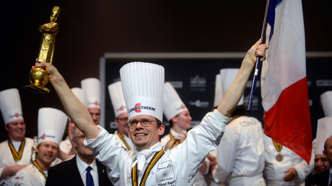 France has won the contest seven times, most recently with chef Thibaut Ruggeri in 2013.