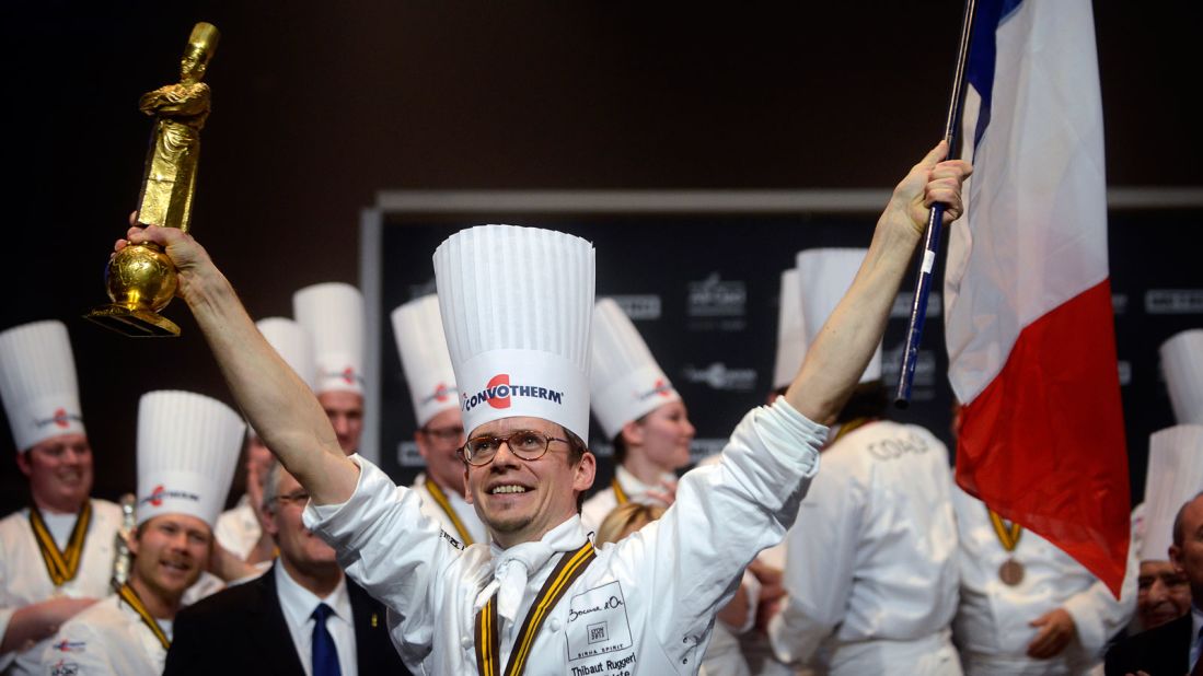 <strong>Main rival: </strong>France has won Bocuse d'Or seven times, most recently with chef Thibaut Ruggeri in 2013.