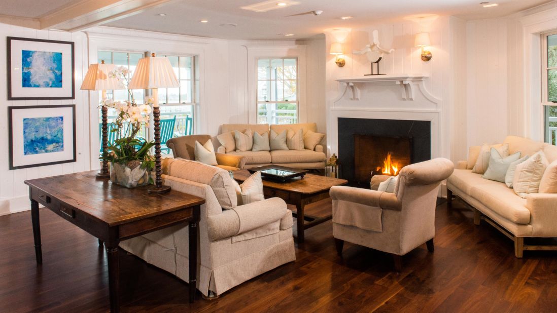 <strong>Harbor View Hotel, Edgartown, Massachusetts: </strong>Guests stay in one of three distinct, closely clustered venues: the historic hotel, the Governor Mayhew Building and the Captain's Cottages. The eight Captain's Cottages all have in-room fireplaces. 