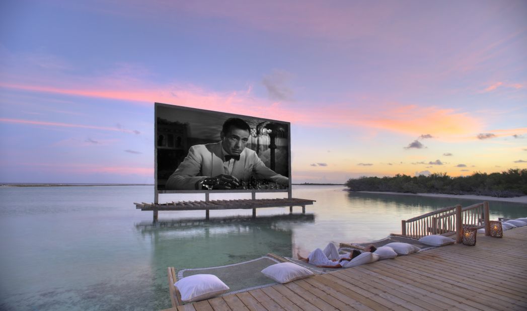 <strong>Cinema Paradiso: </strong>The resort's outdoor open-air cinema screens movies regularly. It can also be booked for private dinners/movie nights.   
