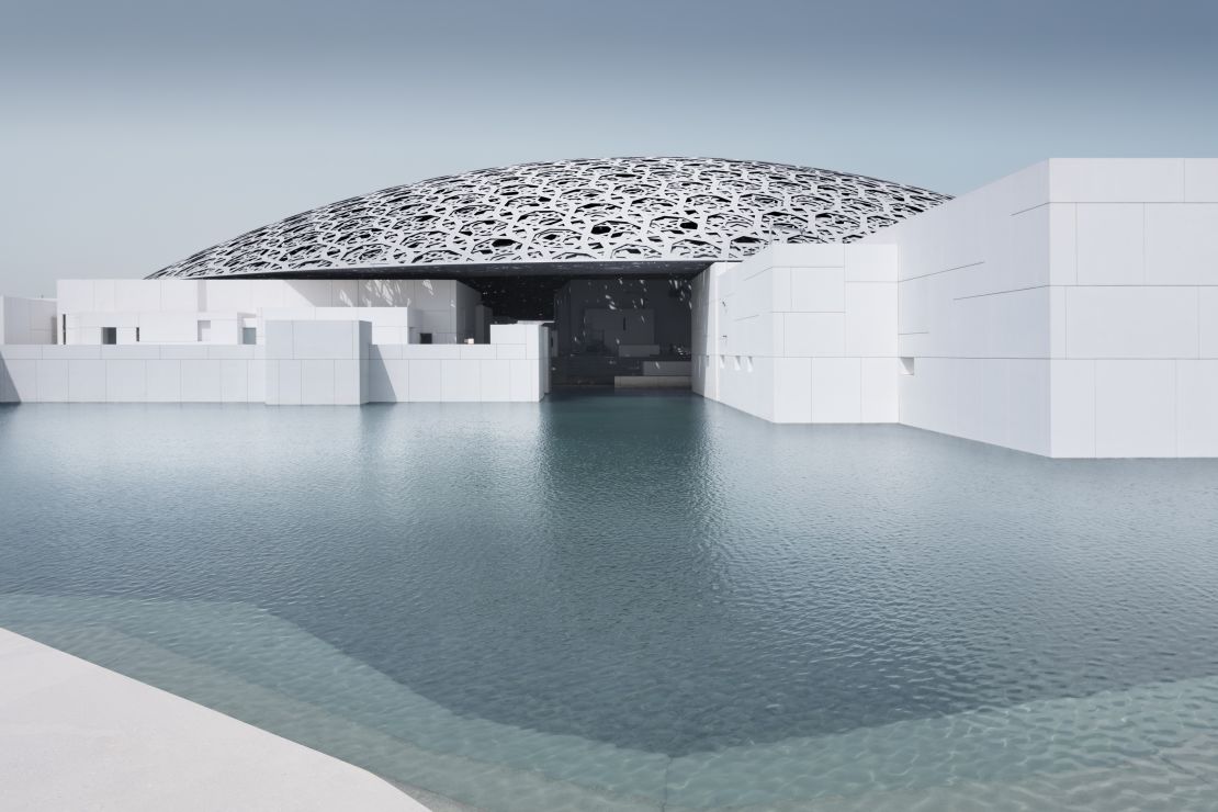 Louvre Abu Dhabi's exterior.