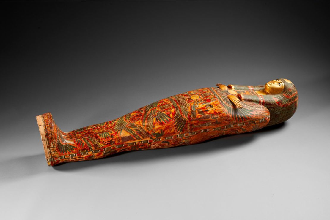 Funeral set of princess Henuttawy, cartonnage
Egypt (2nd half of 10th century BCE-beginning of the 22th dynasty