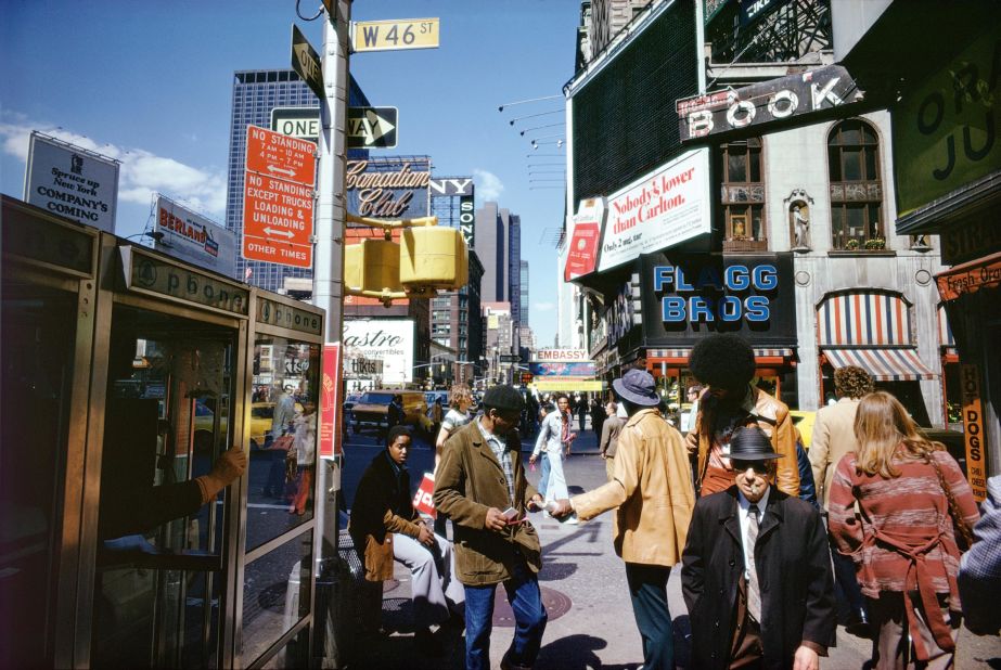 An image by street photographer Joel Meyerowitz who, along with writer Colin Westerbeck, compiled images for the recently republished book "Bystander: A History of Street Photography."