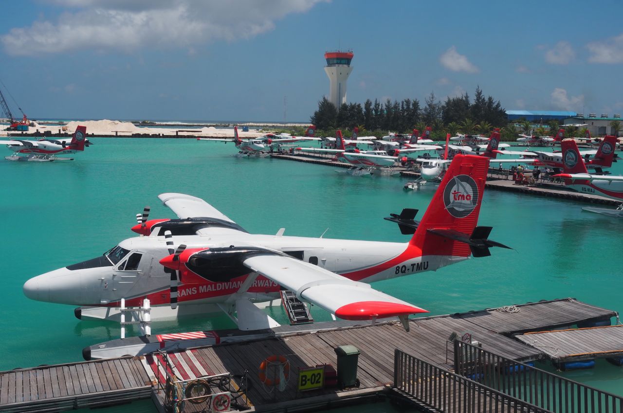 <strong>Float planes: </strong>To reach Soneva Jani, most guests arrive via one of the many sea planes that depart daily from the capital, Male. Trans Maldivian Airways is the world's largest sea plane operator. The flight time is about 40 minutes. 