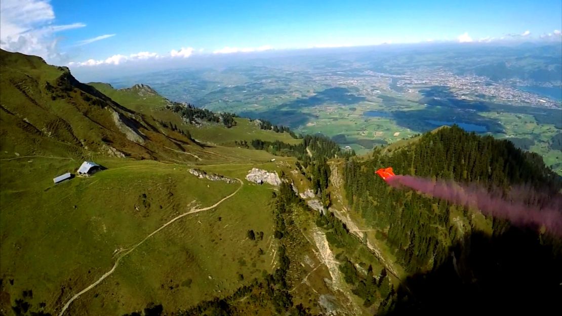 Anton "Squeezer" Andersson is a 25-year-old professional wingsuit pilot.