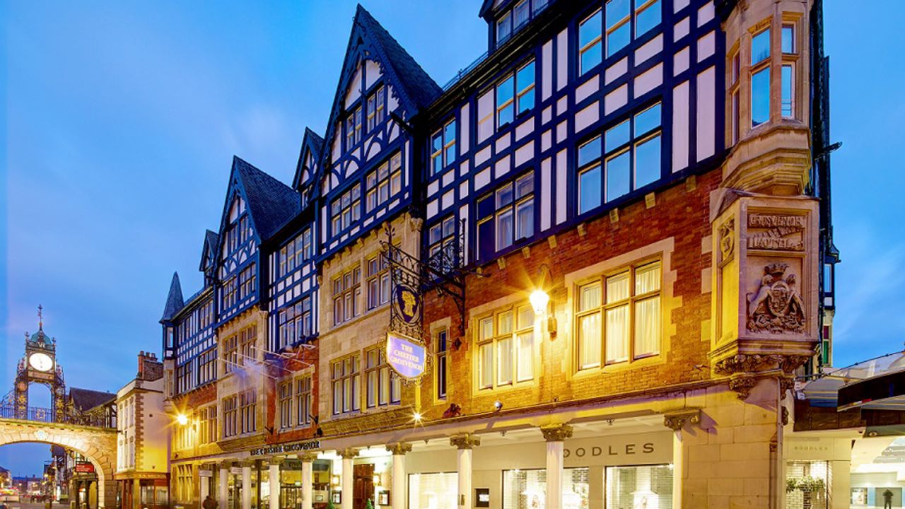 <strong>World's Best Classic Hotel -- The </strong><a href="https://www.chestergrosvenor.com/" target="_blank" target="_blank"><strong>Chester Grosvenor</strong></a><strong>, UK: </strong>Housed in a fine example of the Tudor architecture for which the English city of Chester is renowned, the Chester Grosvenor was established in 1865. 