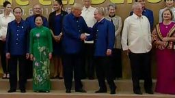 President Trump attends the APEC gala dinner in Da Nang 7:50a: President Trump's scheduled arrival RX 763 SOURCE: HOST   8:00a: Dinner & Cultural Performance. Toast by Vietnamese President Tran Dai Quang RX 763 SOURCE: HOST