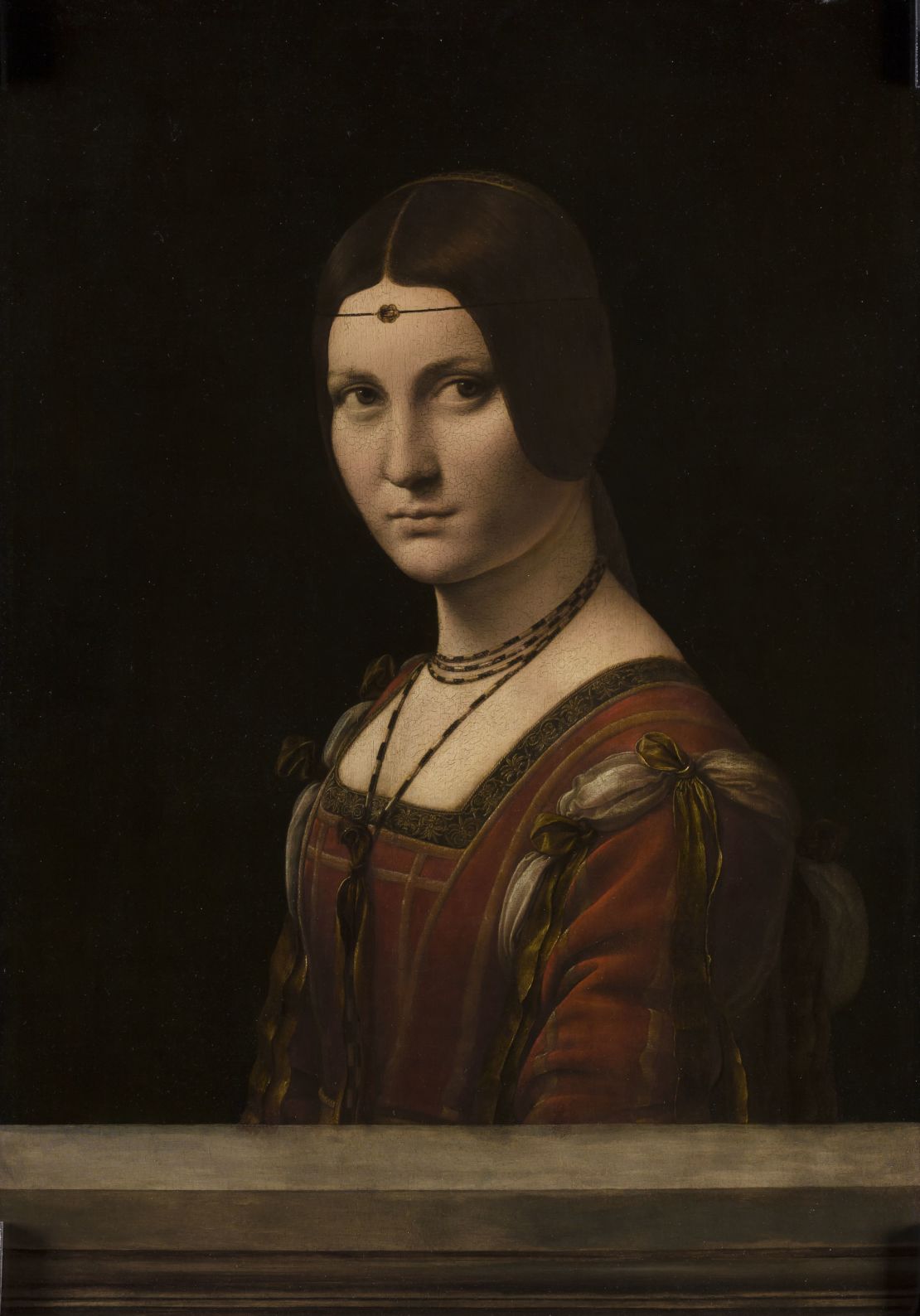 "La Belle Ferroniere" (1495-1499) by Leonardo da Vinci