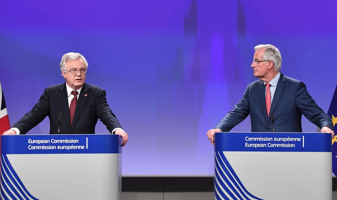 David Davis and Michel Barnier say some progress but no major breakthrough has been made in the latest round of Brexit talks.
