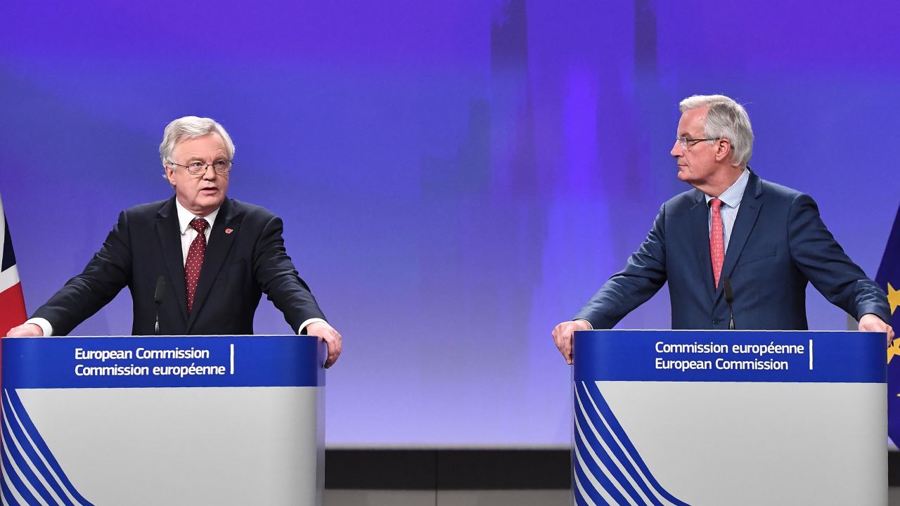 David Davis and Michel Barnier say some progress but no major breakthrough has been made in the latest round of Brexit talks.