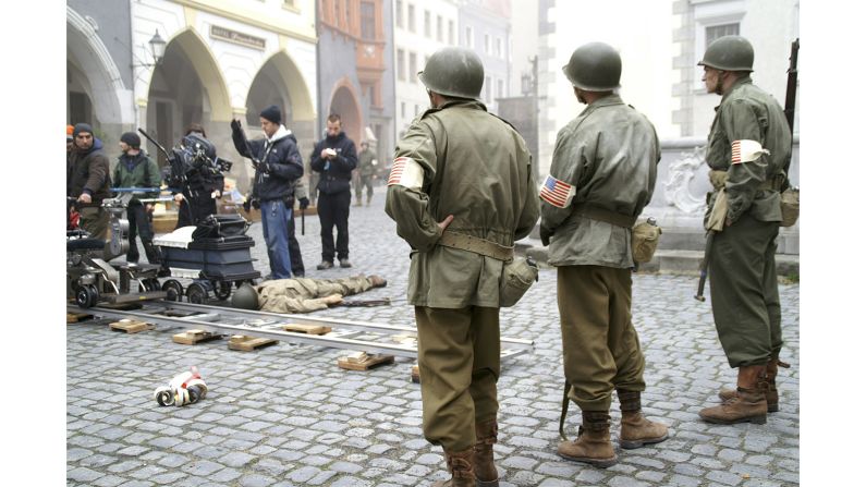 <strong>Film-spotting</strong>: Alongside Wes Anderson's stylish film, Goerlitz can be spotted in the 2008 movie "The Reader" starring Kate Winslet, "Monuments Men" and "Inglorious Basterds," pictured here.