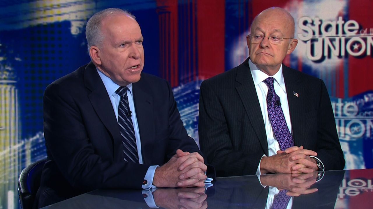 James Clapper John Brennan SOTU 111217