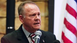 Former Alabama Chief Justice and U.S. Senate candidate Roy Moore speaks at an event at the Vestavia Hills Public library, Saturday, Nov. 11, 2017, in Birmingham, Ala. According to a Thursday, Nov. 9 Washington Post story an Alabama woman said Moore made inappropriate advances and had sexual contact with her when she was 14. Moore has denied the allegations. (AP Photo/Brynn Anderson)