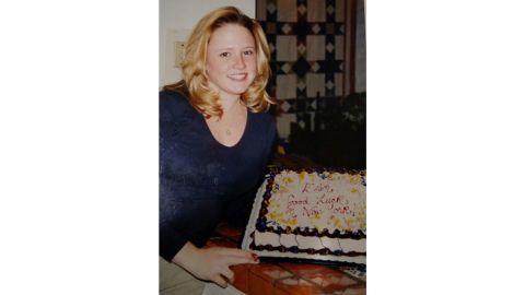 Erin Thompson at a farewell party in 1998 before she embarked on an acting career in New York.