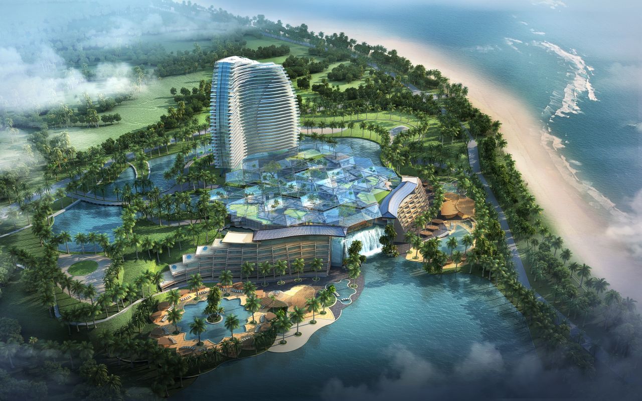 <strong>Paramount Boao: </strong>Paramount Boao is a five-star Hainan hotel designed by YWS Design & Architecture's Mike Stewart.