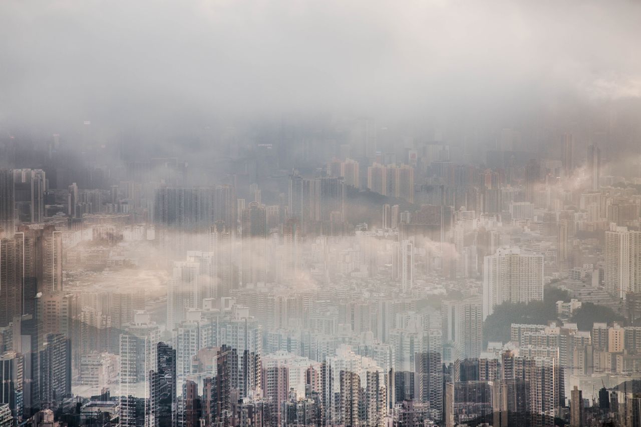 <strong>Sharon Liu:</strong> In "Spiced Rum," Liu captures clouds layered atop Kowloon for a moody, intense result. 