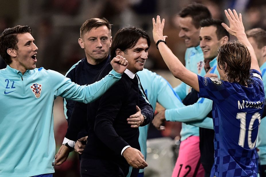 Elsewhere, Croatia drew 0-0 in their playoff with Greece but advanced to the finals 4-1 on aggregate.