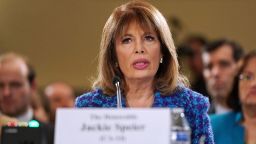 Rep. Jackie Speier (D-CA) testifies before the House Administration Committee in the Longworth House Office Building on Capitol Hill November 14, 2017 in Washington, DC