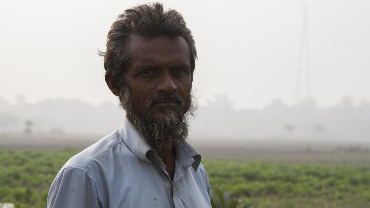 "Where can we go? It's people like us that suffer," says Mohammed Najeeb, a small scale farmer who lives in a slum along the banks of the Yamuna River.