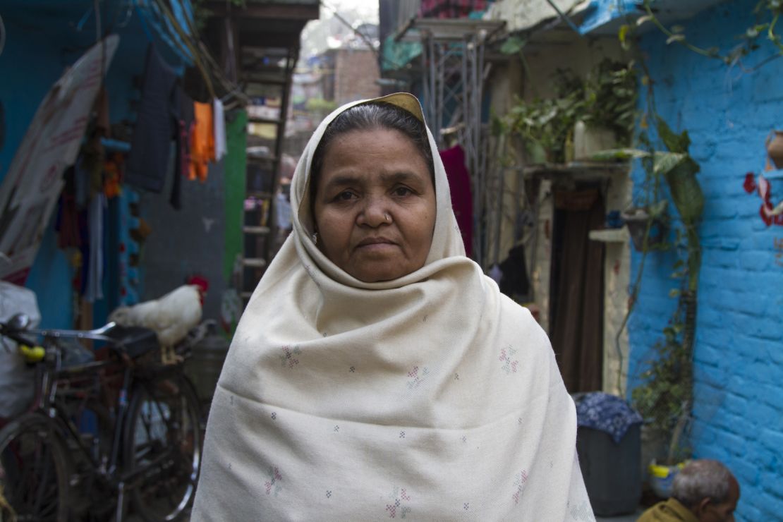 Zaheda Begum, Ravidass Slum resident