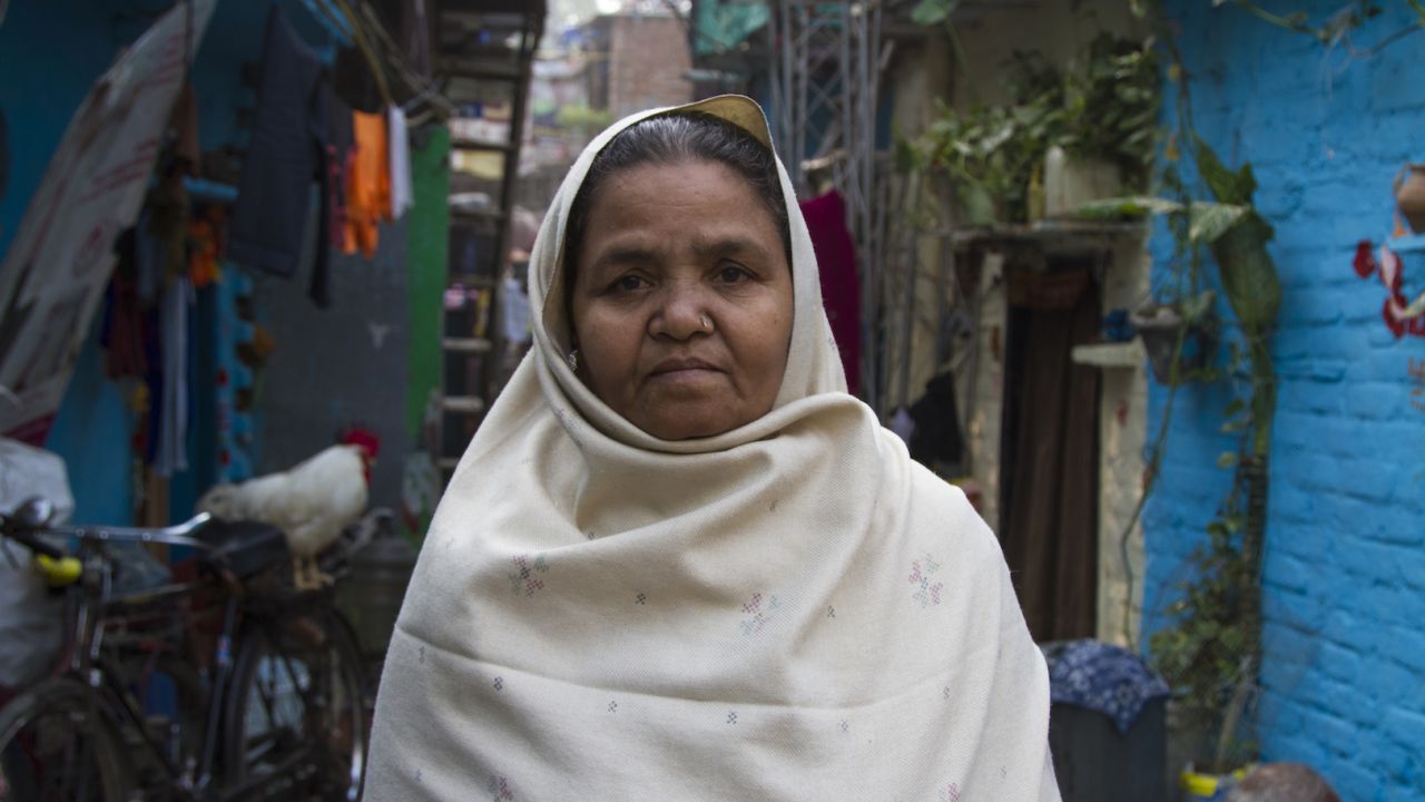 Zaheda Begum, Ravidass Slum resident