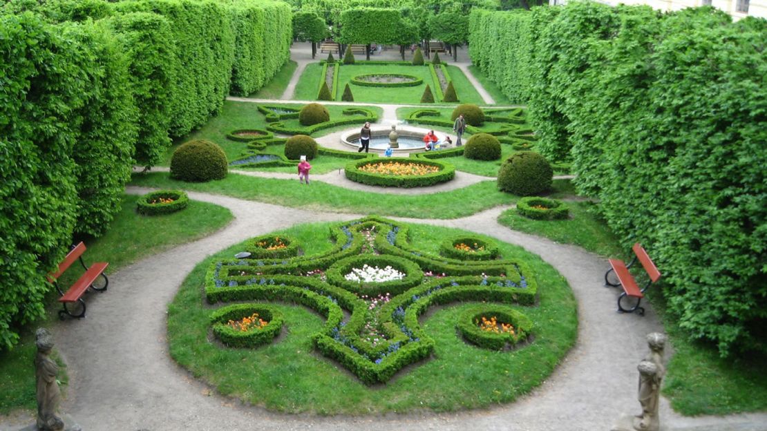 Kroměříž's Flower Garden was  established in the late 17th century and is one its main highlights.