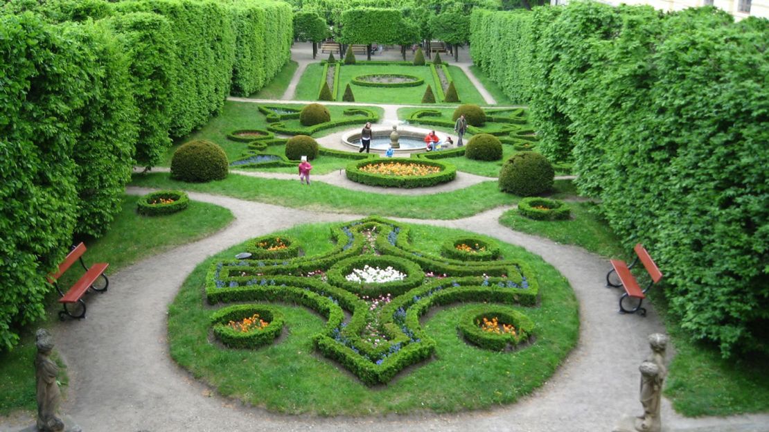 Kroměříž's Flower Garden was established in the late 17th century and is one its main highlights.