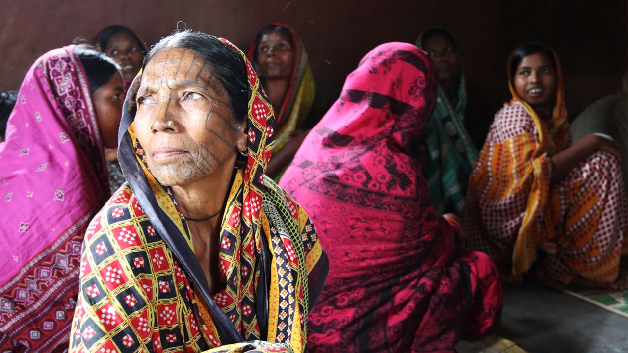 <strong>India's ethic minorities:</strong> Desia Kondh is one of the ethnic minorities you may encounter when visiting southern Odisha. The women of this tribe are known for their geometric facial tattoos. 