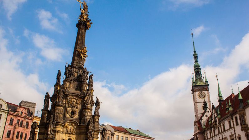 <strong>Olomouc: </strong>This eastern Czech city is most famous for the impressive 35-meter high Holy Trinity Column that is inscribed on the UNESCO World Heritage list.