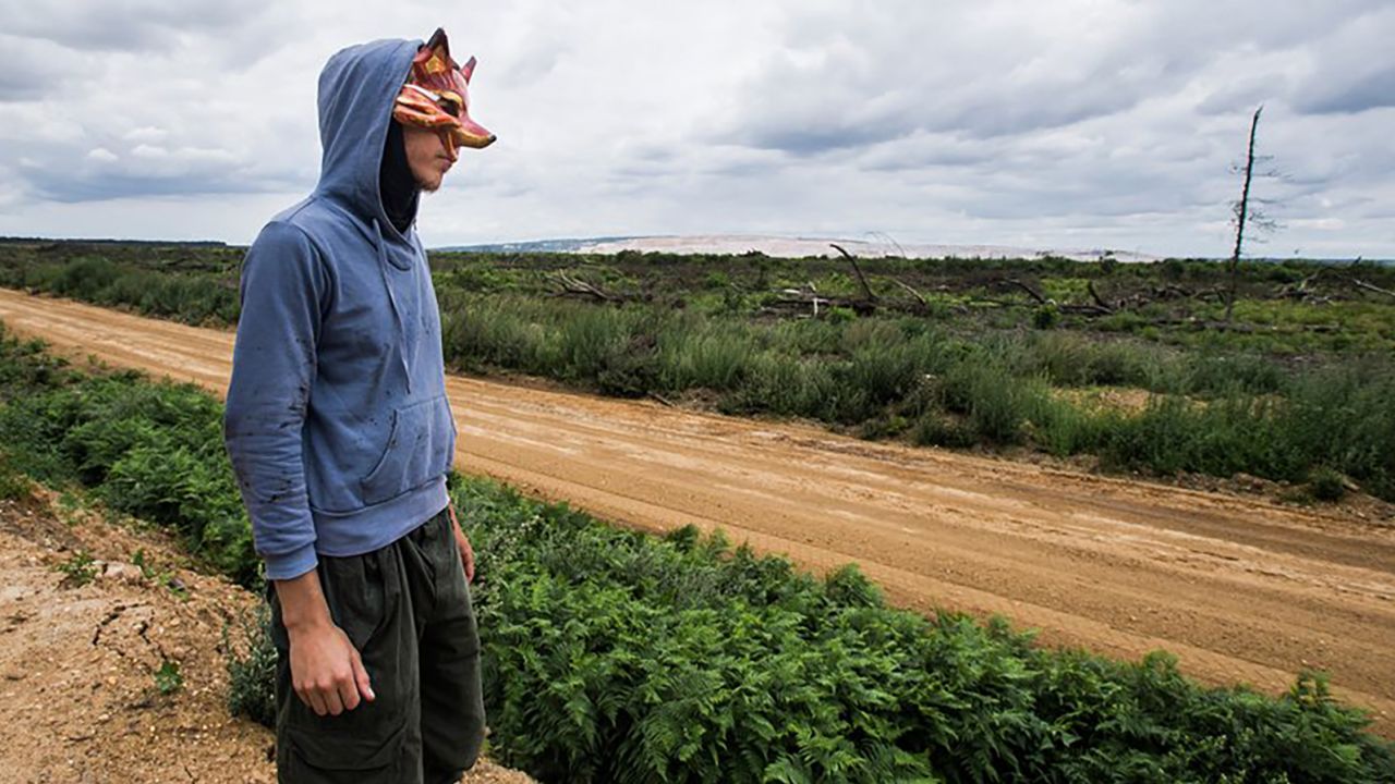 Environmental activist Simon says the oldest part of the forest is now at risk.