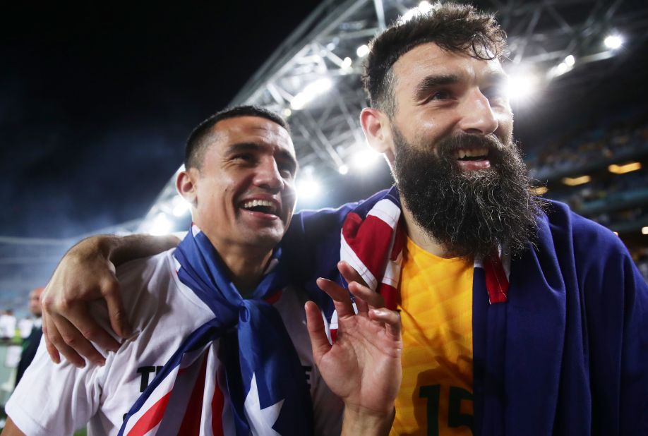 After 29 months, 22 matches and hundreds of thousands of miles of traveling, the Socceroos celebrated qualifying for a fourth consecutive World Cup. 