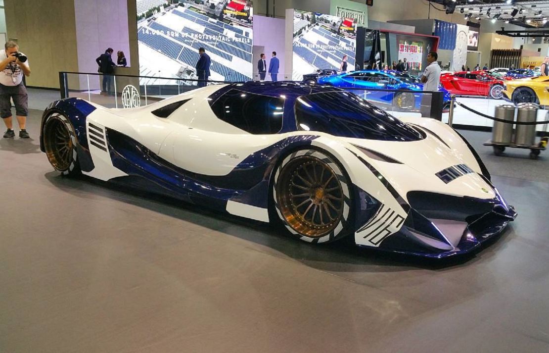 A production version of the Devel Sixteen concept on show in Dubai this week.