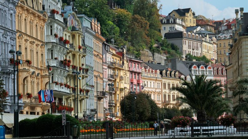 <strong>Karlovy Vary: </strong>This beautiful spa town in the west Bohemia region is revered for its hot springs and colorful architecture as well as popular snack Karlovarské oplatky (traditional Czech wafers made with water from the springs). 