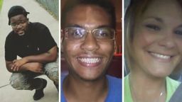 From left, Benjamin Mitchell, Anthony Naiboa and Monica Hoffa were killed within 11 days in Tampa. Ronald Felton was shot in the back Tuesday morning, becoming the fourth victim in a string of killings that has vexed investigators.
