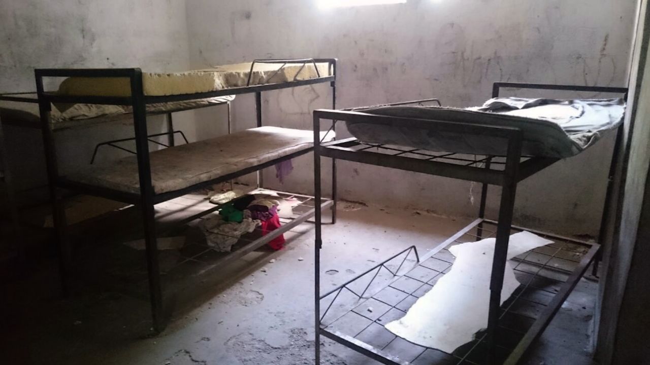 A room at Four Winds Spirit Orphanage, Haiti. It was  shut down after being cited as one of the worst orphanages in the country. Photo Courtesy Lumos.