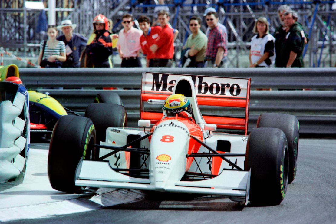 Senna won three F1 titles with McLaren and a record six Monaco Grand Prix