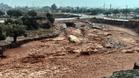 Mandra, a town northwest of Athens, has been one of the areas most affected by the flooding in Greece.