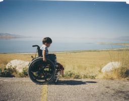 As a child, Aaron never let spina bifida slow him down.